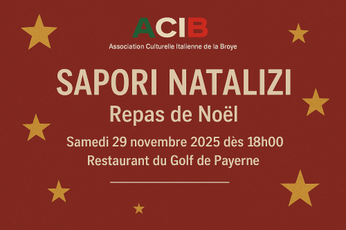 Date: 29 / 11 / 2025 ¦ Soirée ACIB - Golf Payerne